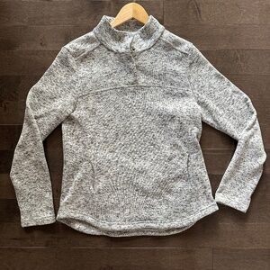 Kyodan Outdoor Cozy Sweater Style Fleece Snap Collar Pullover‎ Size L